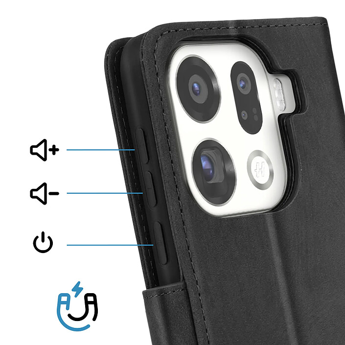 Avis Avizar Étui pour Oppo Find X9 Pro Folio Classique avec Porte-cartes et Fonction Support
