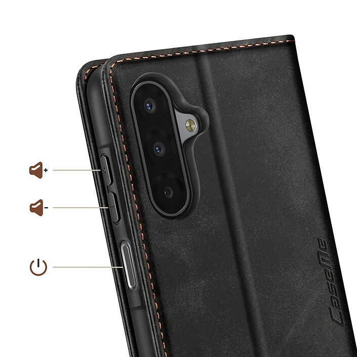 Acheter Avizar Étui Portefeuille pour Galaxy A17 Collection CaseMe Effet Vintage