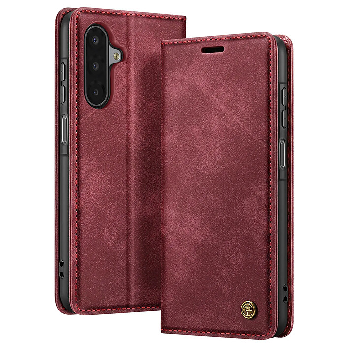 Avizar Étui Portefeuille pour Galaxy A17 Collection CaseMe Effet Vintage