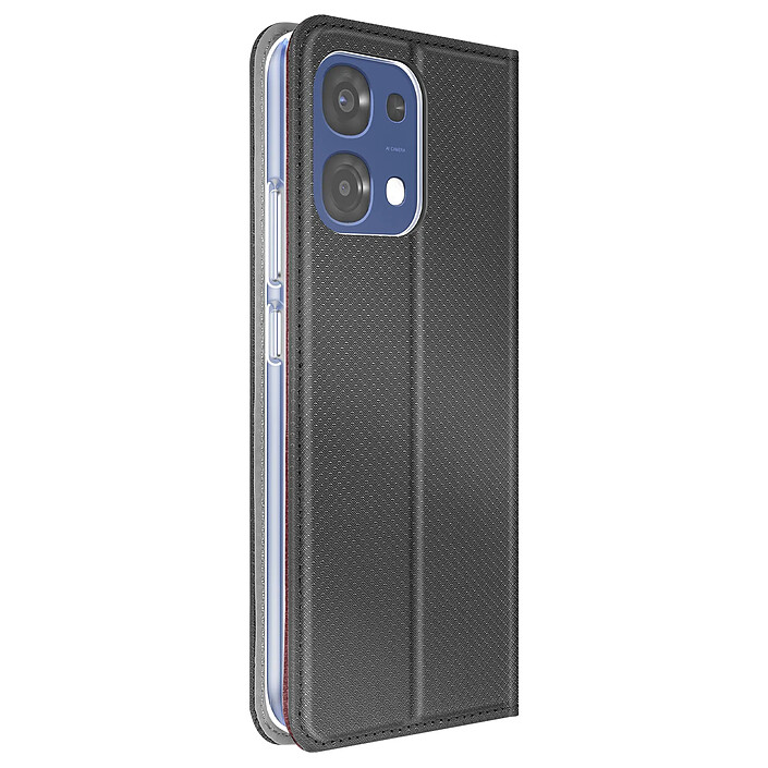 Avizar Étui pour Oppo A6 Pro Texturé Strié avec Fonction Support et Porte-cartes