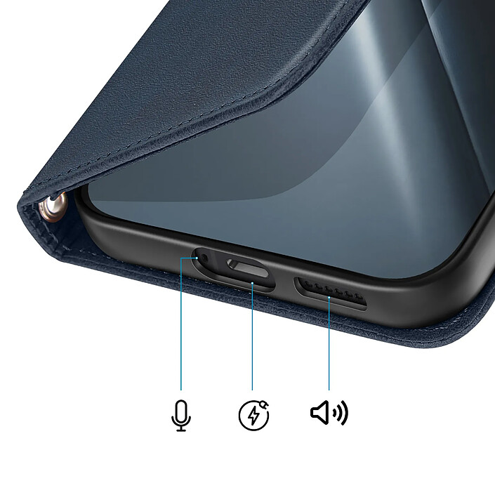 Avizar Étui Portefeuille pour Poco X8 Pro avec Fonction Support et Dragonne Assortie pas cher