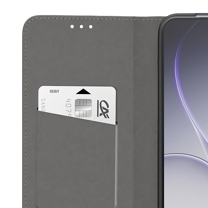 Avizar Étui pour Oppo Reno 15 Texturé Strié avec Fonction Support et Porte-cartes pas cher