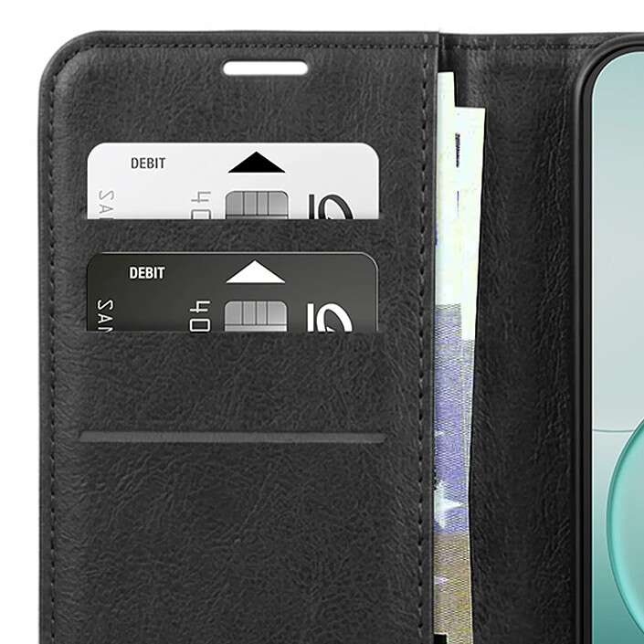 Avizar Étui Portefeuille pour Oppo A6 Pro Effet Surpiqué avec Fonction support pas cher