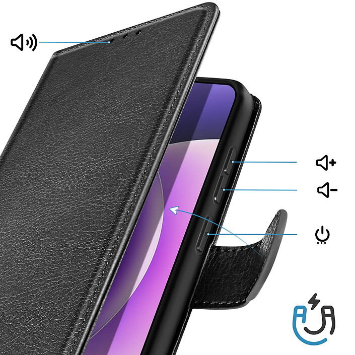 Avis Avizar Étui Portefeuille pour Xiaomi 17 Série Chesterfield avec Fonction Support