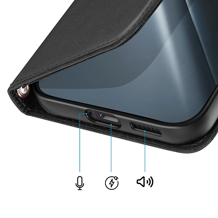 Avizar Étui Portefeuille pour Poco X8 Pro avec Fonction Support et Dragonne Assortie pas cher