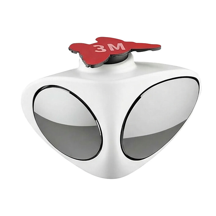Avizar Miroir Voiture Auxiliaire Double Vision Droite Réglable 360°