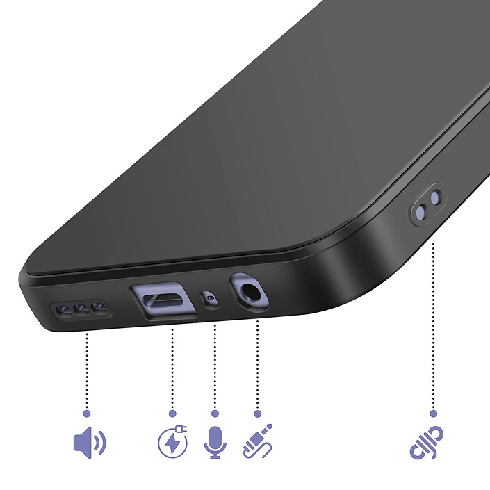 Acheter Avizar Coque pour Oppo A6x Pro en Silicone Souple Antichocs Oléophobe
