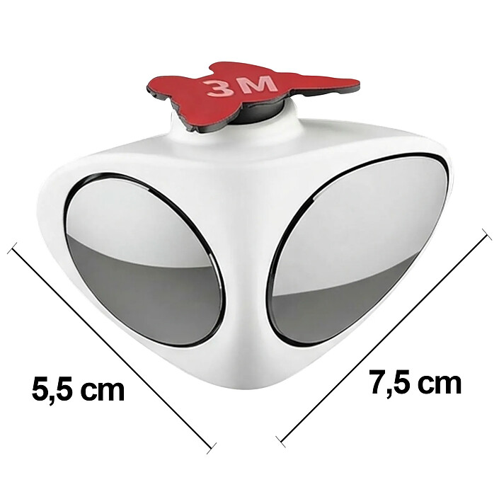 Acheter Avizar Miroir Voiture Auxiliaire Double Vision Droite Réglable 360°