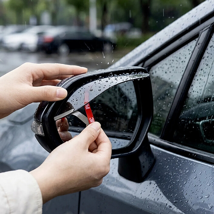 Avis Avizar Déflecteur de Pluie pour Rétroviseur Voiture Fixation Adhésif Solide