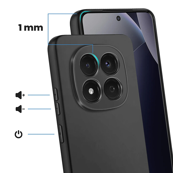 Avis Avizar Coque pour Redmi Note 15 Pro 4G en Silicone Souple avec Contour Caméra Surélevé