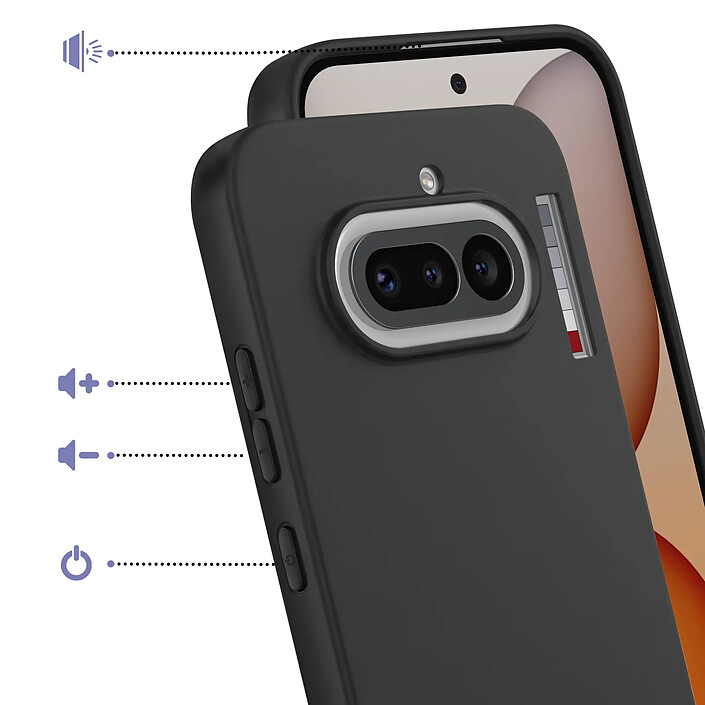 Avis Avizar Coque pour Nothing Phone 4a en Silicone Souple Antichocs Oléophobe