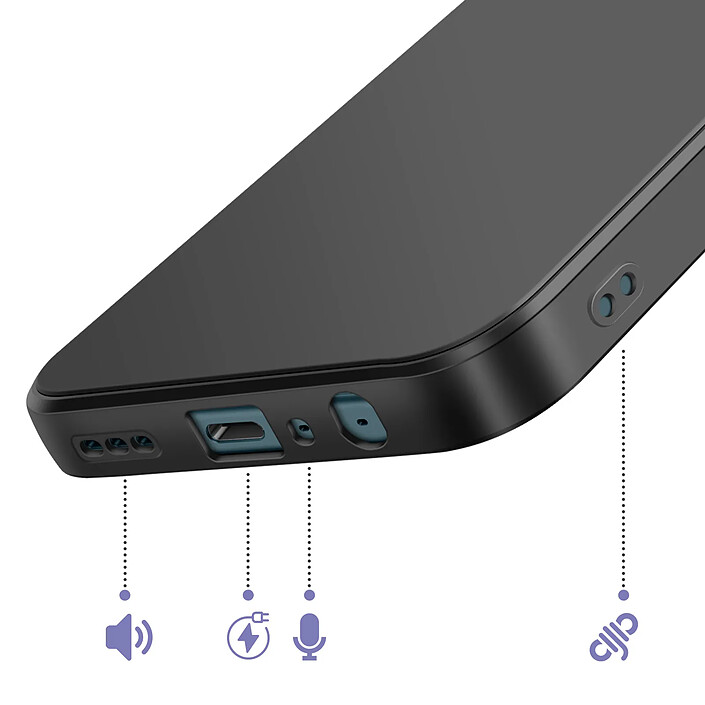 Acheter Avizar Coque pour Oppo A6 en Silicone Souple Antichocs Oléophobe