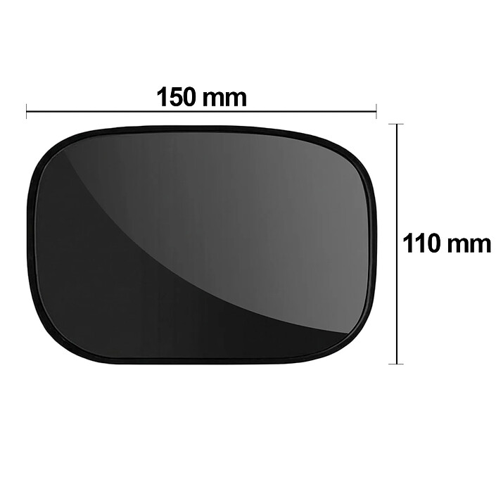 Acheter Avizar Miroir Intérieur pour Voiture avec Pare Soleil Grand Angle 170x110mm