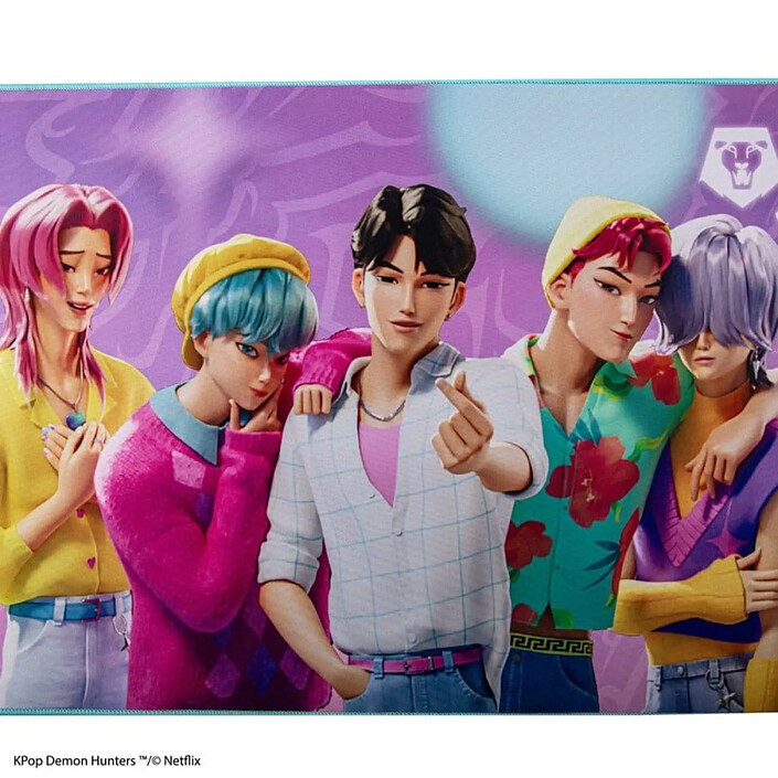 KPop Demon Hunters - Tapis de bureau Saja Boys XL pas cher