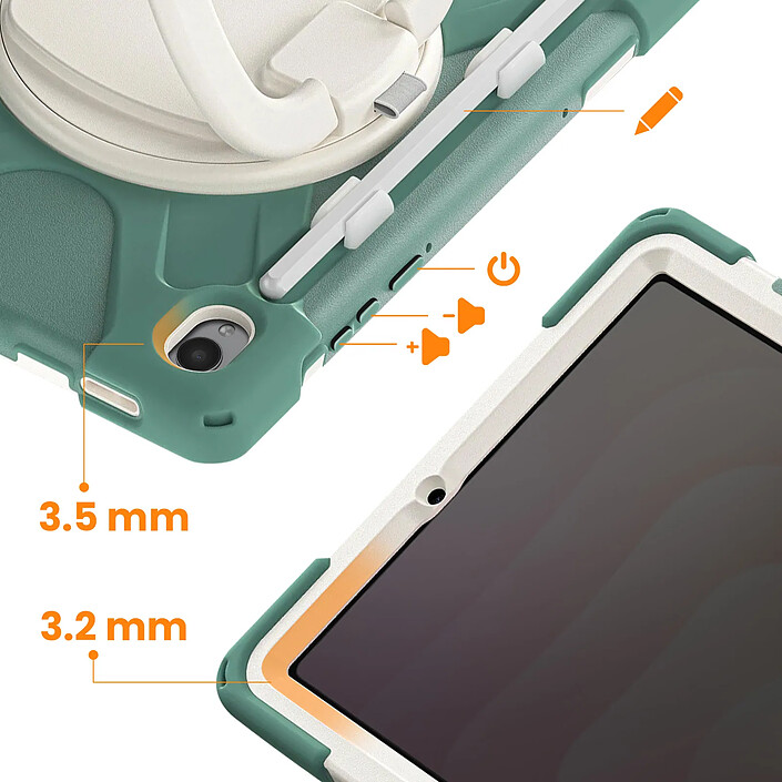 Avis Avizar Coque pour Galaxy Tab S11 avec Poignée Rotative 360° et Emplacement S Pen