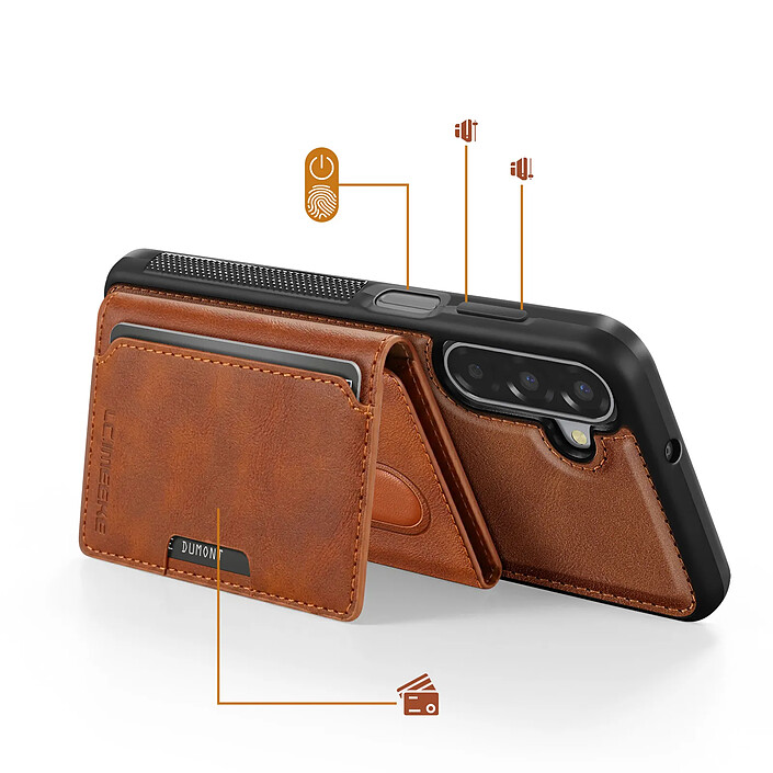 Avis Avizar Coque Magnétique pour Galaxy A17 avec Porte-cartes Amovible et Support