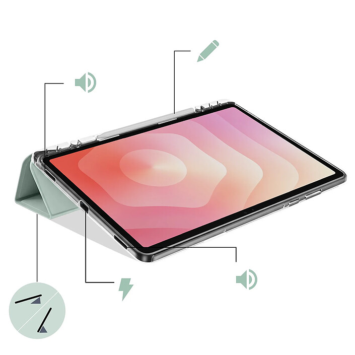 Acheter Avizar Étui pour Galaxy Tab S11 avec Fonction Support Modulable Design Origami