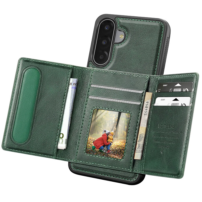 Acheter Avizar Coque Magnétique pour Galaxy A17 avec Porte-cartes Amovible et Support