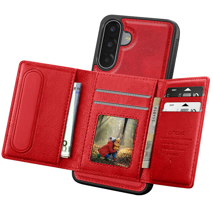 Acheter Avizar Coque Magnétique pour Galaxy A17 avec Porte-cartes Amovible et Support