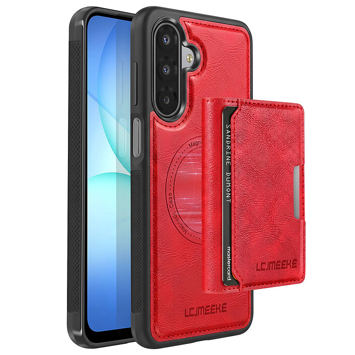 Avizar Coque Magnétique pour Galaxy A17 avec Porte-cartes Amovible et Support