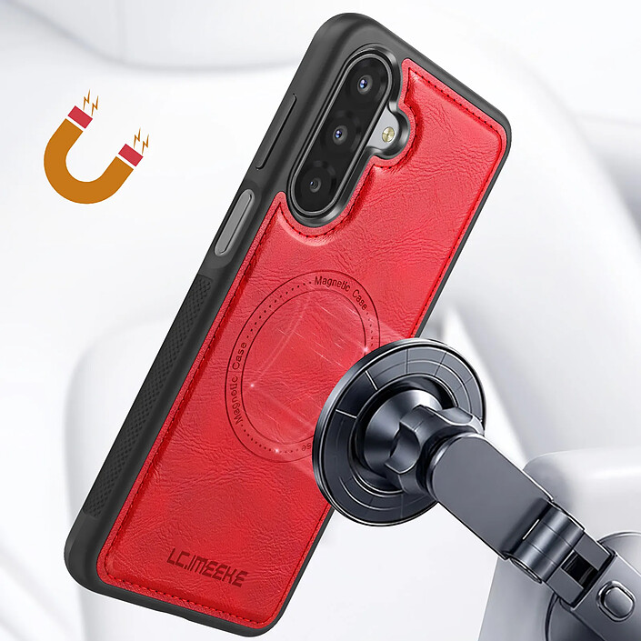 Avizar Coque Magnétique pour Galaxy A17 avec Porte-cartes Amovible et Support pas cher