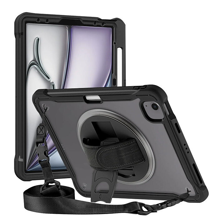 Avizar Coque Renforcée pour iPad Air 13" 2025 avec Bandoulière et Support Vidéo