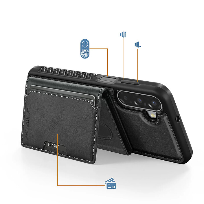 Avis Avizar Coque Magnétique pour Galaxy A17 avec Porte-cartes Amovible et Support