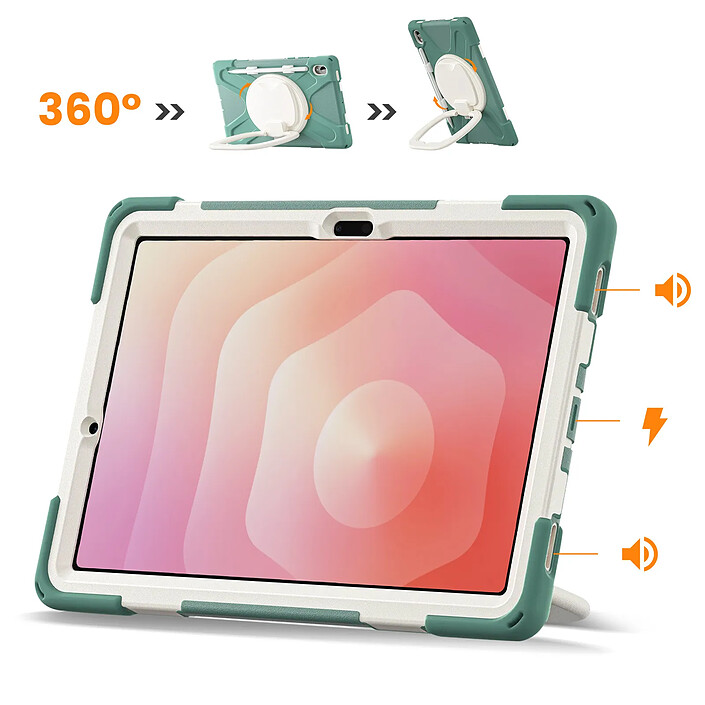 Acheter Avizar Coque pour Galaxy Tab S11 avec Poignée Rotative 360° et Emplacement S Pen