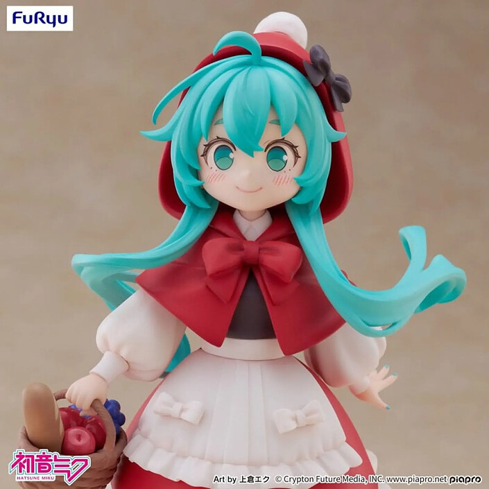 Hatsune Miku - Statuette Desktop Fairy Hatsune Miku Little red riding hood Ver. 16 cm pas cher