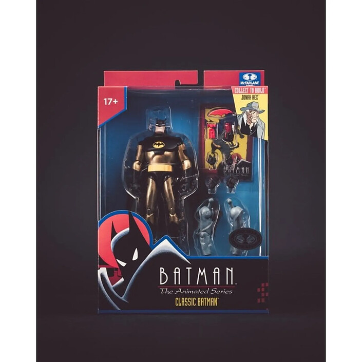 Batman: The Animated Series DC Direct - Figurine Build-A Wave 5 Classic Batman (Platinum Edition) 15 cm