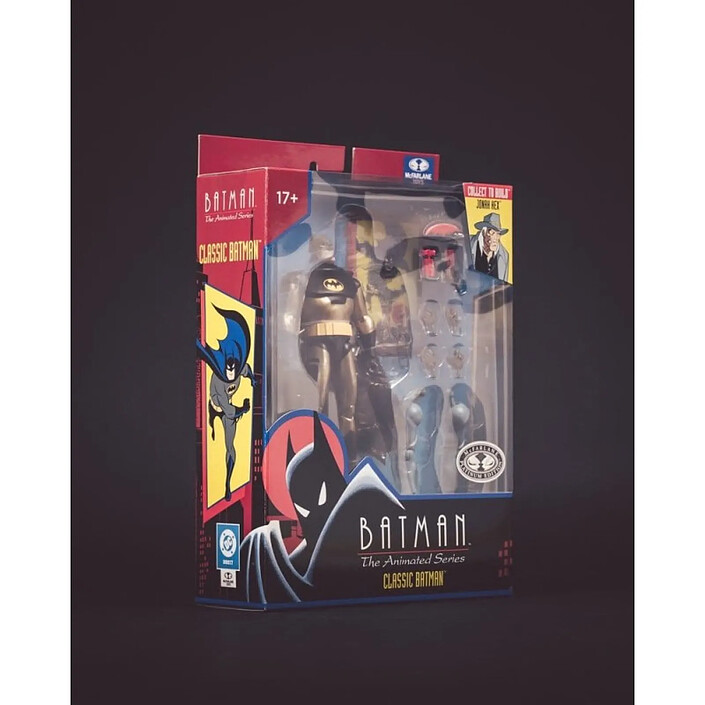 Avis Batman: The Animated Series DC Direct - Figurine Build-A Wave 5 Classic Batman (Platinum Edition) 15 cm