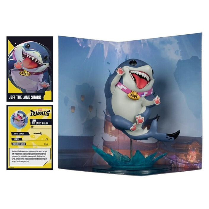 Avis Marvel Rivals Collection Gamerverse - Figurine 1/10 Jeff The Land Shark 20 cm