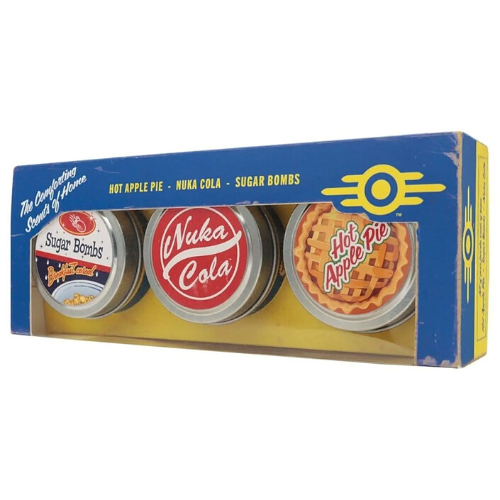 Acheter Fallout - Pack 3 bougies Vault Dweller's 6 cm