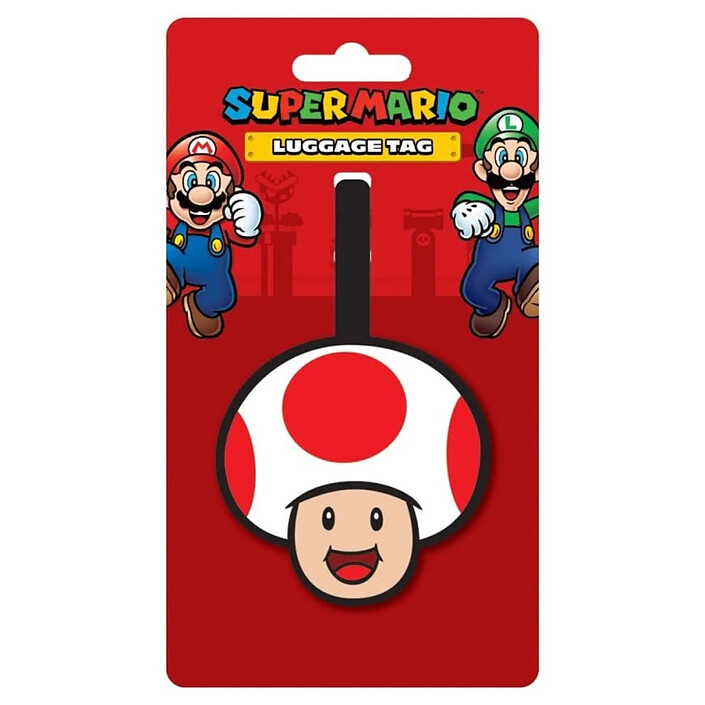 Super Mario - Étiquette de Bagage Toad