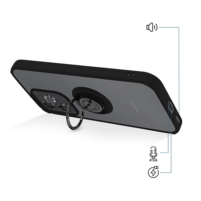 Acheter Avizar Coque pour Honor 600 Lite avec Support Anneau et Fixation Magnétique