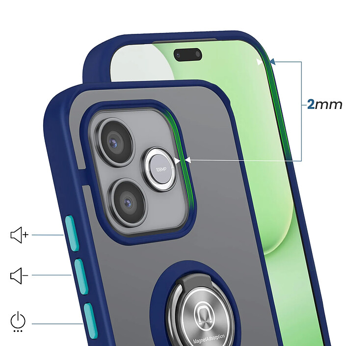 Avis Avizar Coque pour Honor 600 Lite avec Support Anneau et Fixation Magnétique