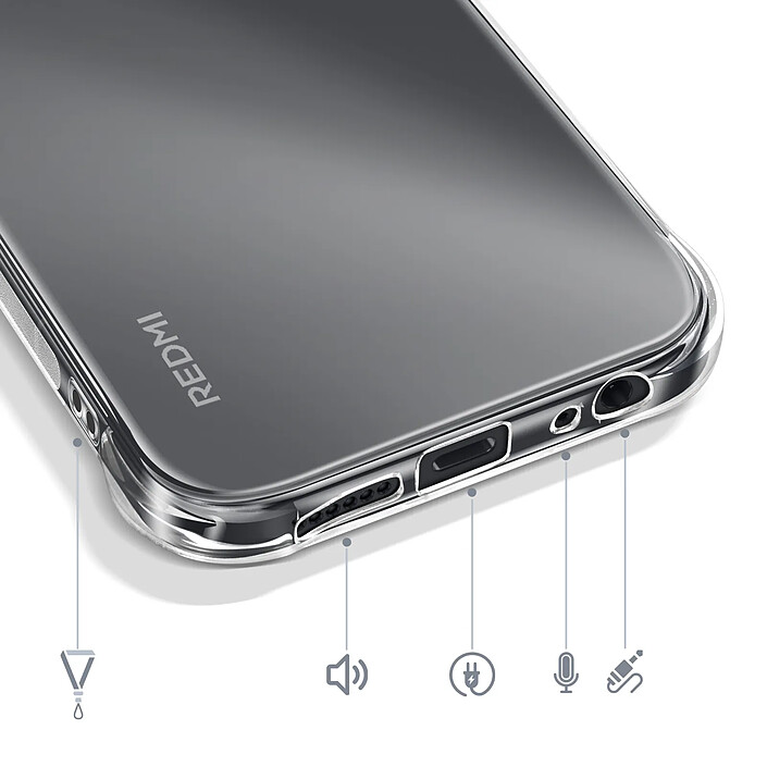Acheter Avizar Coque pour Redmi A7 Pro en Silicone avec Coins Renforcés
