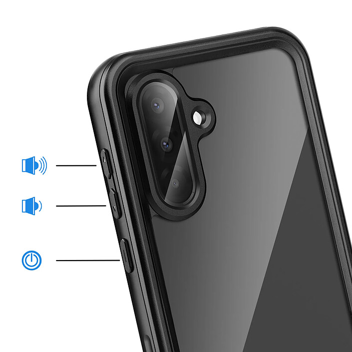 Avis Shellbox Coque Intégrale 360° pour Galaxy A36 / A37 Étanche IP68 Noir / Transparent