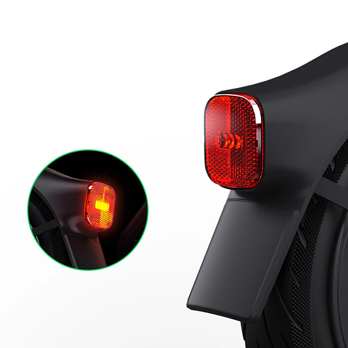 Acheter Ninebot Feu Arrière pour Trottinette Segway F2 / F2 Plus / F2 Pro LED avec Câble 98 cm Noir / Rouge