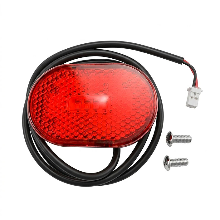 Avizar Feu Arrière LED pour Xiaomi Scooter 5 Max / 5 Pro avec Kit de Fixation