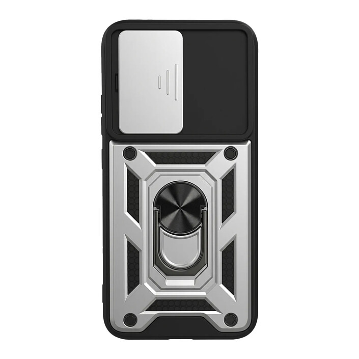 Avizar Coque pour Oppo A6 Pro avec Bague Support et Cache Caméra Coulissant