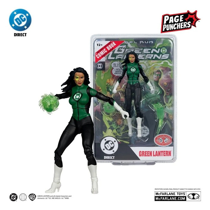 Acheter DC Direct Page Punchers - Figurine Jessica Cruz (Green Lanterns N° 48) (Red Platinum Edition) 18 cm