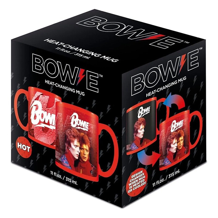 Avis David Bowie - Mug effet thermique David Bowie Bolt