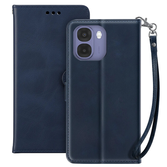 Avizar Étui Portefeuille pour Oppo A6x avec Dragonne et Fonction Support Vidéo