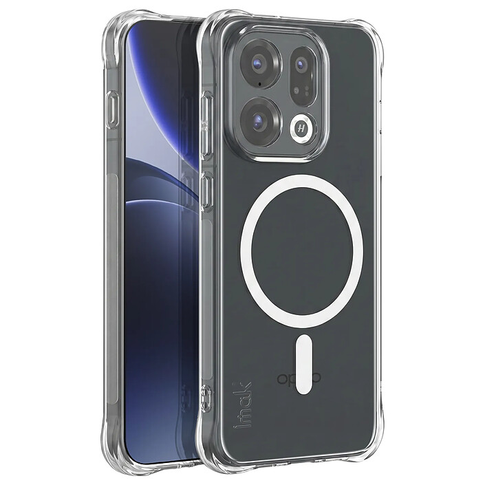 iMak Coque MagSafe pour Oppo Find X9 Protection Antichoc avec Coins Renforcés Transparent