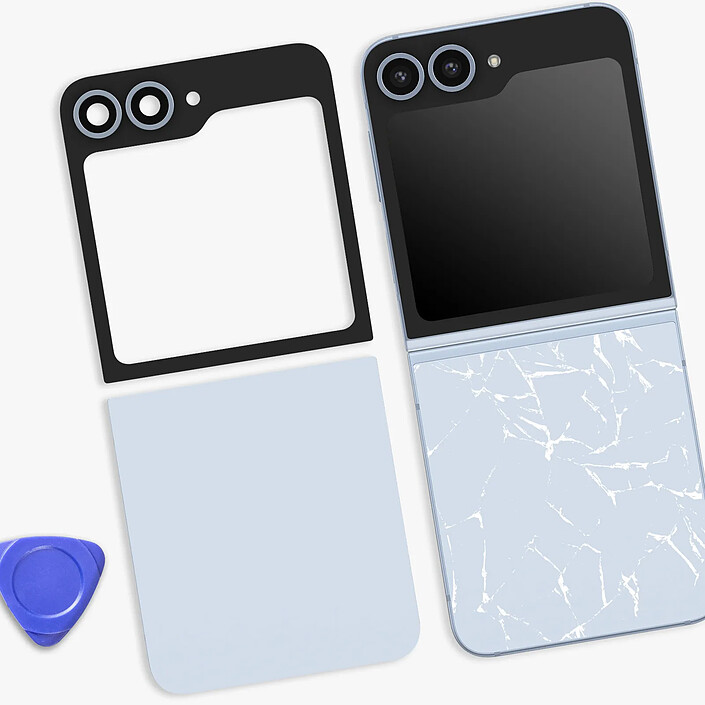 Acheter Clappio Kit Vitre Arrière Supérieure et Inférieure pour Galaxy Z Flip 6