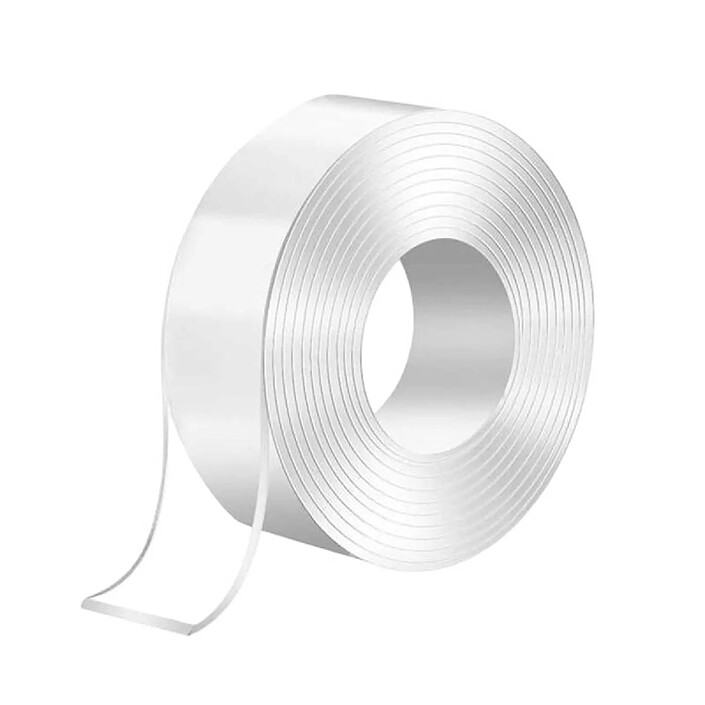 Avizar Ruban Adhésif Nano Tape Fixation Double-face 3cm x 1m et sans Perçage