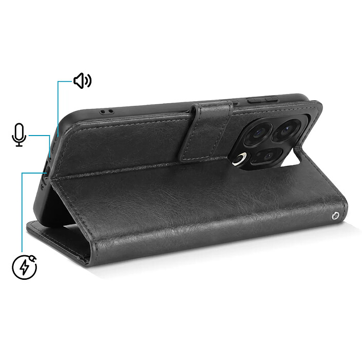 Acheter Avizar Étui pour Oppo Find X9 Effet Cuir Vintage avec Support et Porte-cartes