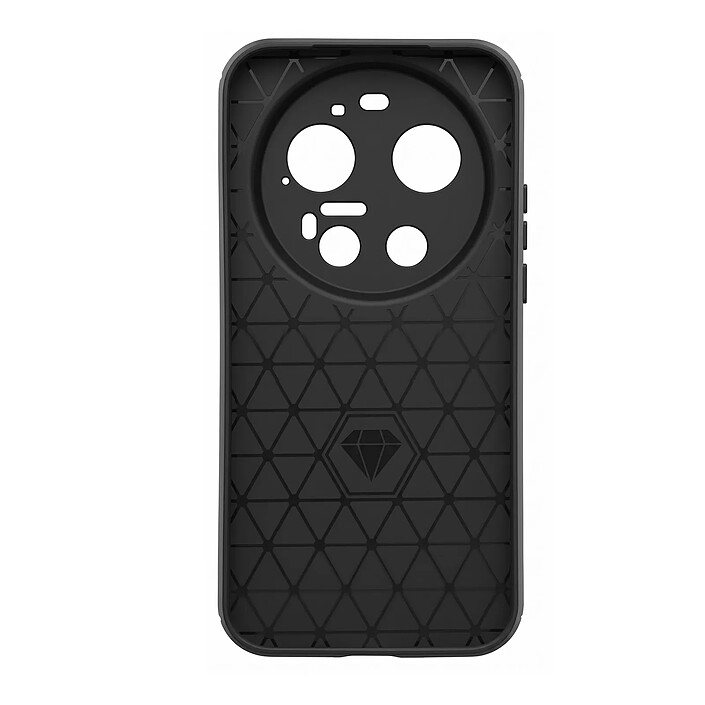 Avizar Coque pour Xiaomi 17 Ultra en Silicone Effet Carbone Texture Brossée pas cher