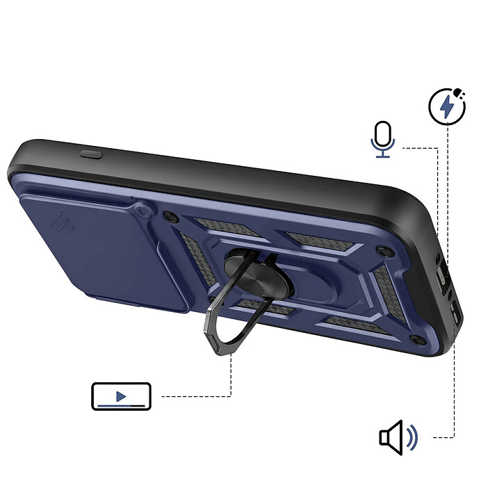 Avis Avizar Coque pour Oppo Find X9 Antichoc avec Cache Caméra Pivotant et Bague Support